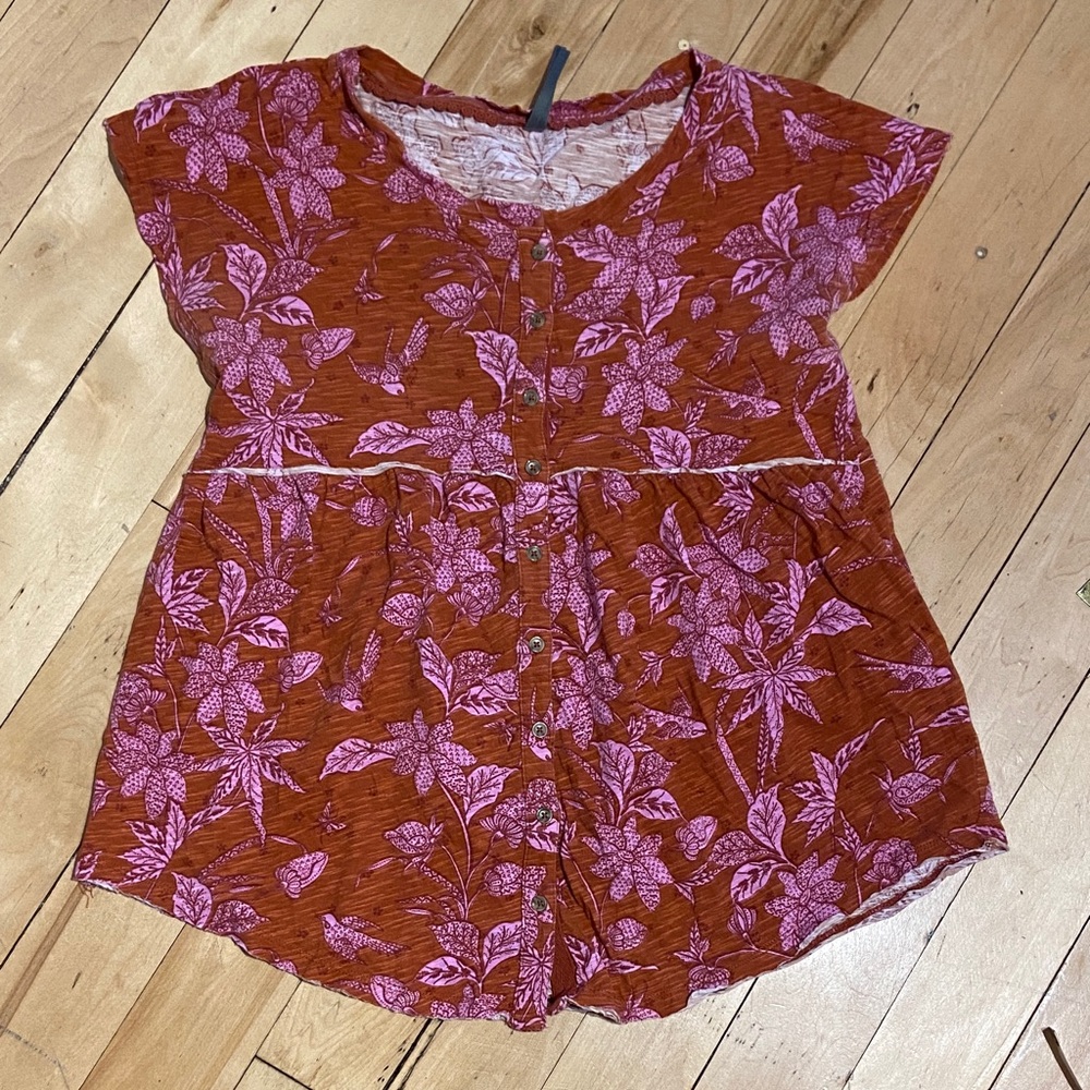 Anthropologie Floral top